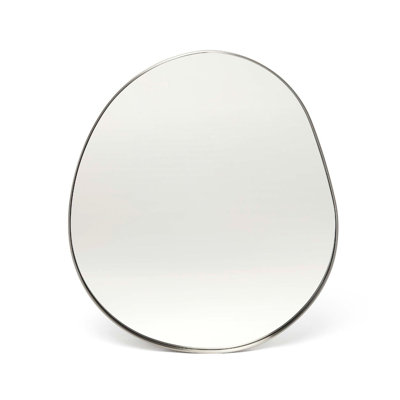 Miroir de fantaisie en acier inoxydable Aalina
