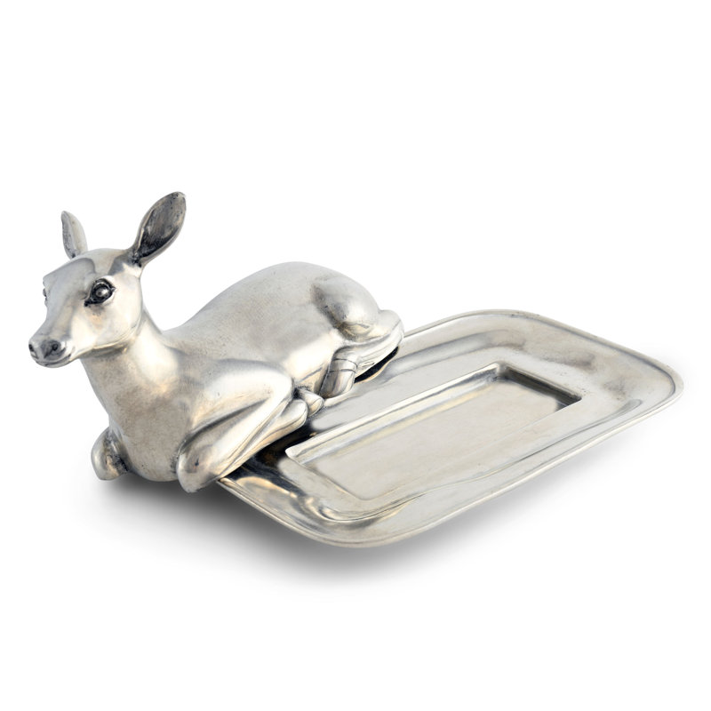 Lodge Pewter Butter Dish