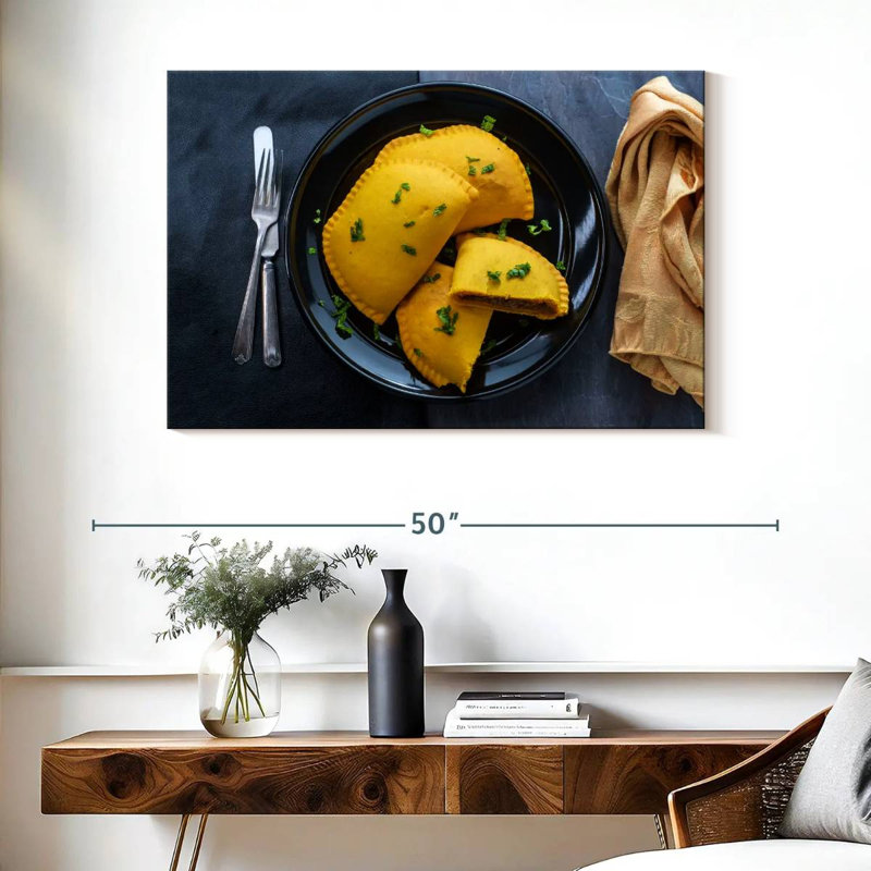 Yarlin Jamaican Beef Turnovers, 26" H x 39" W