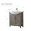 Meuble-lavabo simple 30 po avec plateau en céramique Boesch-2019002754