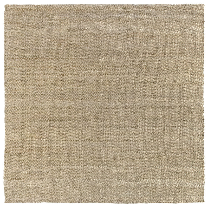 Wiener Solid Colour Hand Braided Area Rug, Square 200cm