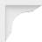 3 1/2"W x 7"D x 7"H Standard Warren Architectural Grade PVC Bracket-41422708