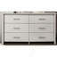 Commode 6 tiroirs avec poignées-527006713