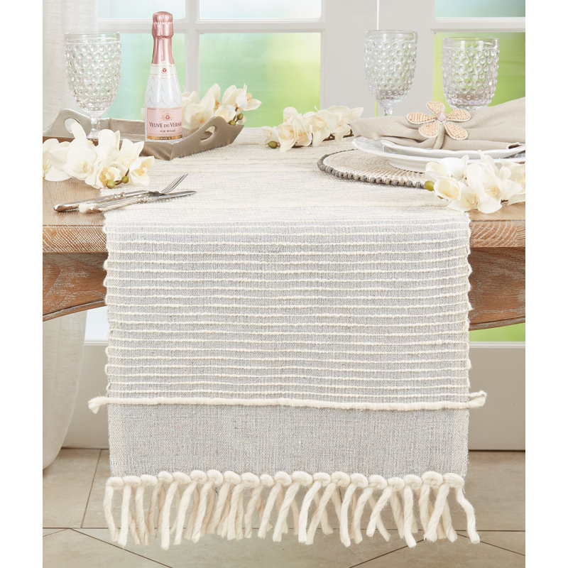 Rectangular Striped Table Runner