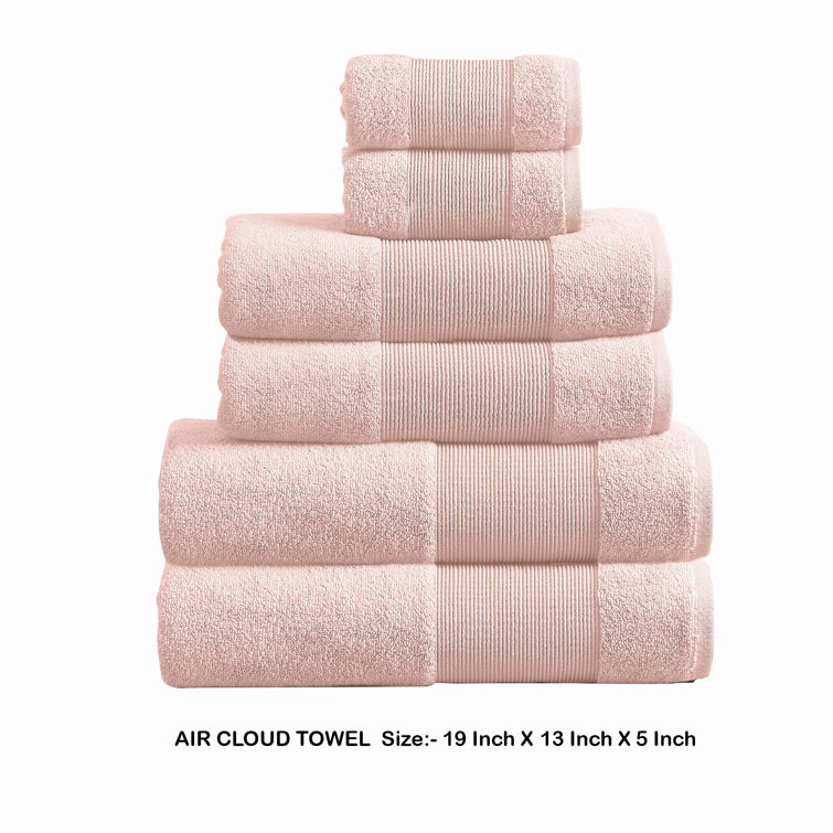 Mccullen 6 Piece 100% Cotton Towel Set Winston Porter Color Ivory