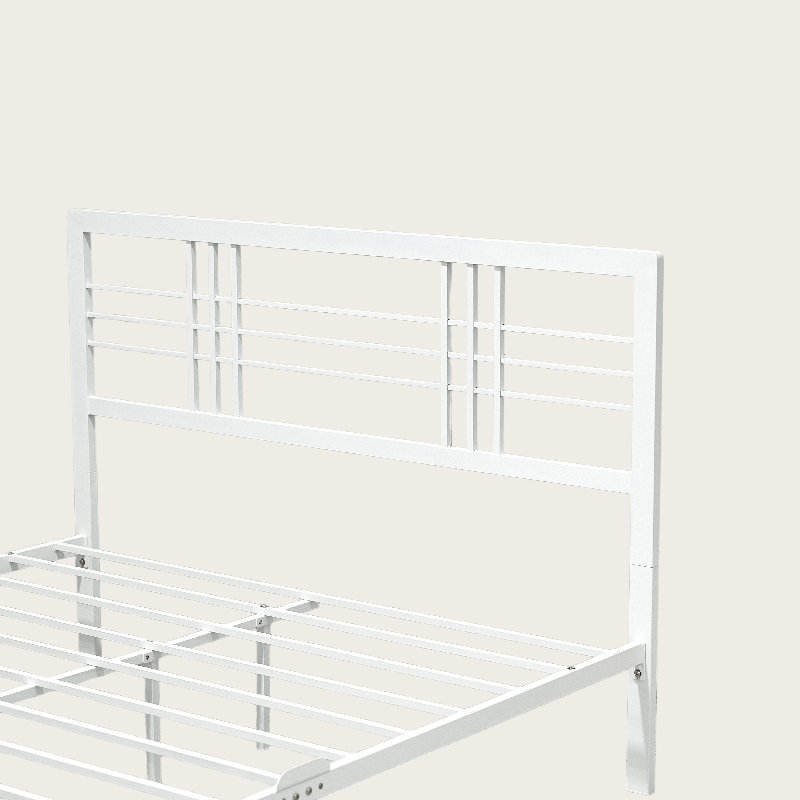 Lit plateforme Venice, Grand, Blanc