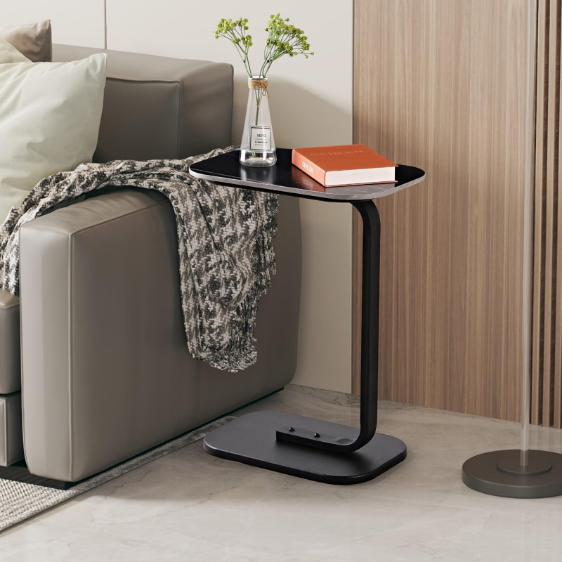 Sled End Table, Black