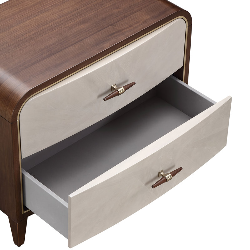 Houston Large Nightstand - Walnut