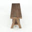 Banc de 63 po en bois massif, banc de salle à manger avec rangement ouvert pour hall d'entrée, salle à manger