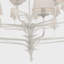 Amalfi 50" Three-Tiered Chandelier in Plaster White with Linen Shades