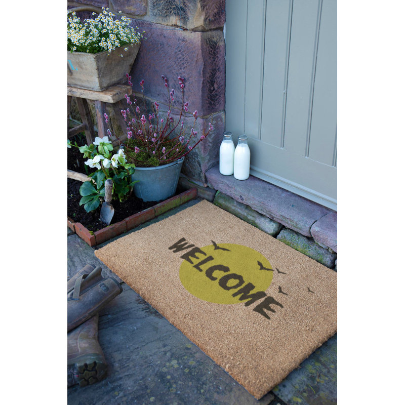 Rithul Non-Slip Animal Print Outdoor Doormat, 60cm W x 90cm L