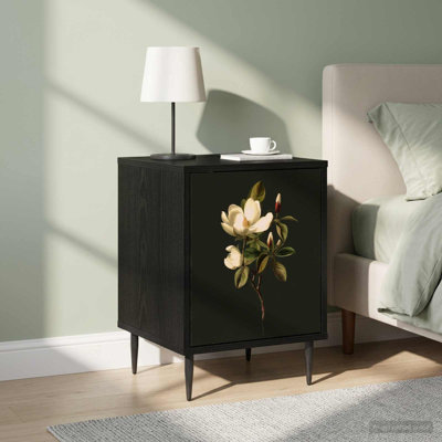 36cm W Engineered Wood Bedside Table