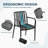 Outdoor Stacking Dining Armchair-347592388