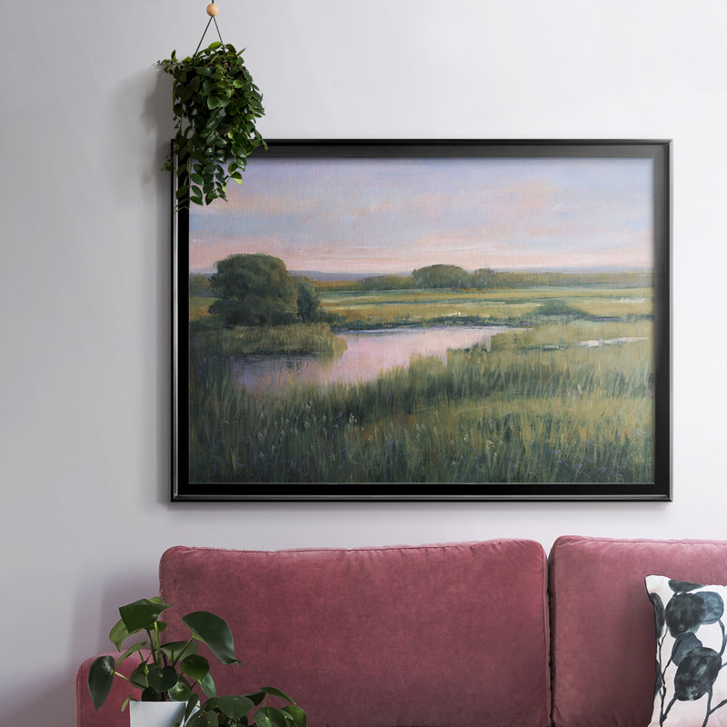Spring Marsh I, reproduction d'art sur toile, Noir, H 18 po x l 26 po x P 1,5 po