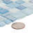 13" x 13" Straight Edge Glass Mosaic Wall & Floor Tile-61182929