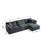 Upholstered Modular Sectional Sofa With Reversible Ottoman-457253898-457253899