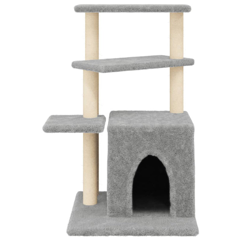 83.5cm H Cat Tree, Light Grey