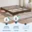 Base de lit plateforme en bois à design ondulé Minimalist-129231041-129231044