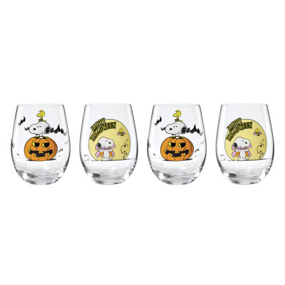  Ensemble de 4 gobelets The Great Pumpkin