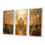 Rose, bleu, Inde, Ganesha III - ensemble d'art mural indien-107192840-107192835