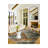 Colorful Striped Themed Decorative Machine Washable Rug-985997645