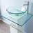 Hadalyn 23'' Single Bathroom Vanity with Tempered Glass Top-1059489251