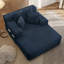 Chaise longue en velours côtelé luxueux avec 3 coussins-1752813514