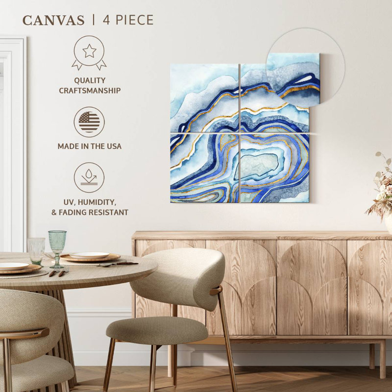 Cobalt Agate II, 74" H x 74" W