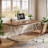Metal Base Computer Desk-451184654-441314340