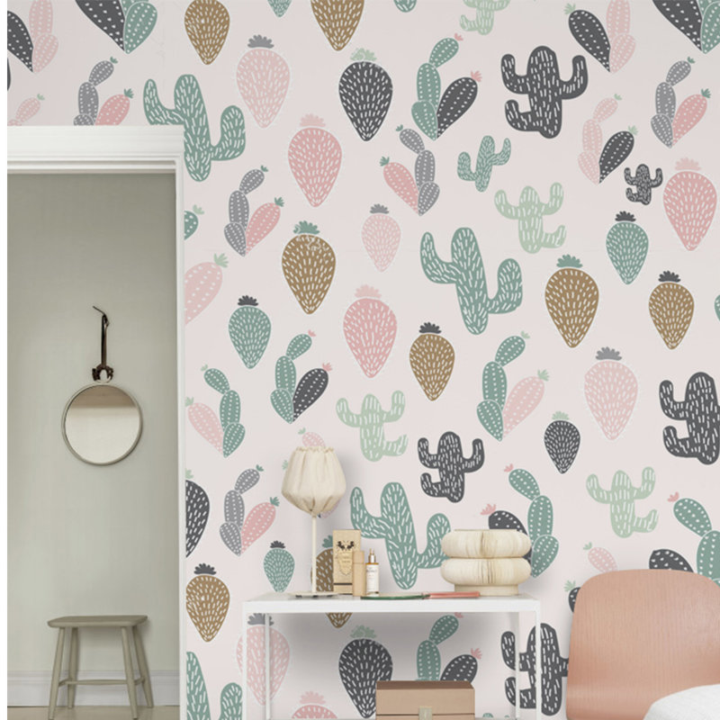 Anthiathia 2.5m x 2.5m Matte Wallpaper Roll, 290 x 290cm