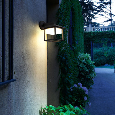 Lanterne murale d'extérieur, DEL 12 W, imperméable, aluminium