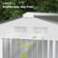 Abri de jardin de 2,13 m x 1,22 m avec ensemble de fondation et double porte argentée-98202122-98202127
