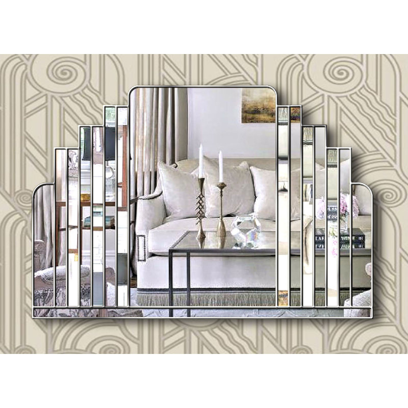 Maliyah Flat Wall Mirror, Silver