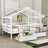 Heulwen Two Drawers Wooden House Bed-1726847272-1726847284