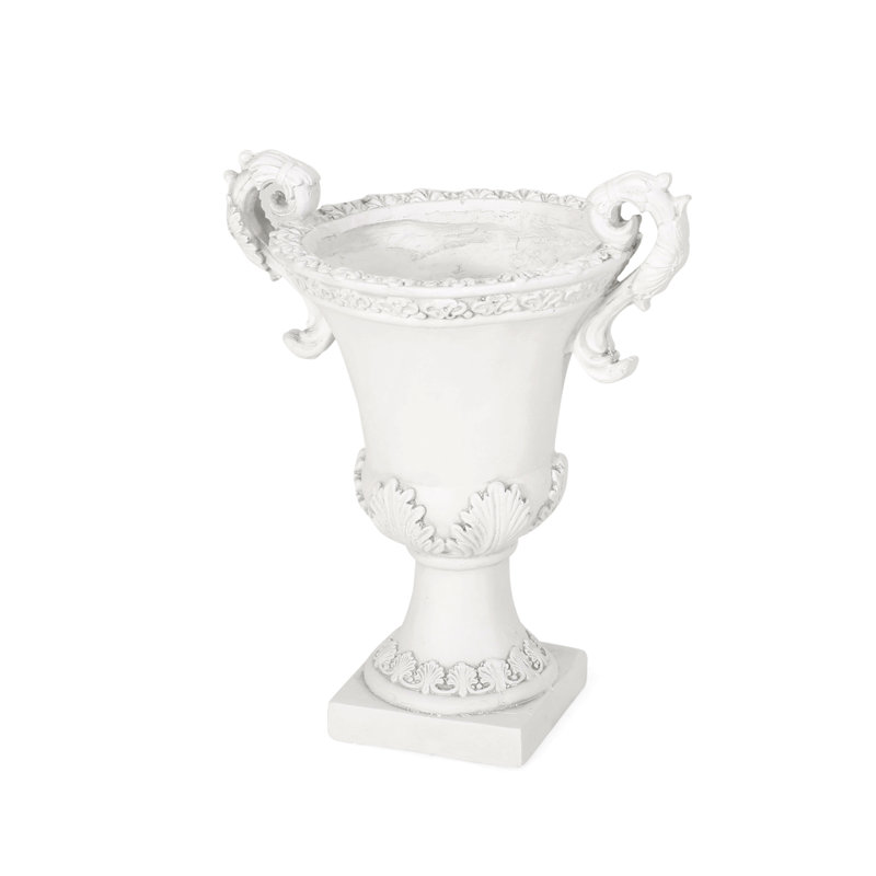 Garden Urn Planter For Patio Backyard Outdoor Space, Antique White