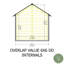 6 Ft. W x 6 Ft. D Garden Value Overlap Apex Shed-29354329