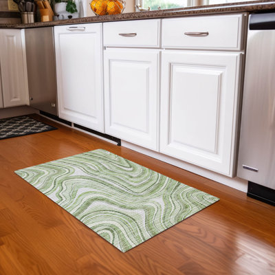 Lamanna Washable Abstract Indoor / Outdoor Rug