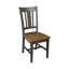 Ensemble de salle à manger à piédestal en bois massif 3 pièces Strauss-2117175756-2015326551