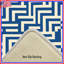 Tapis de bain à motif géométrique de labyrinthe-932639948-932639994