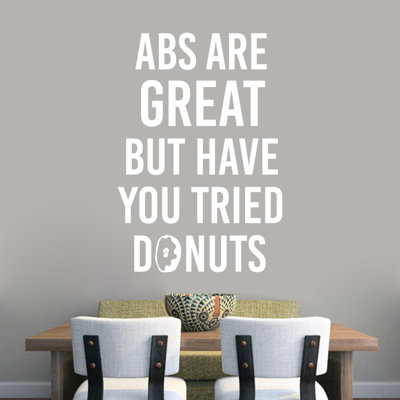 Text & Numbers Non-Wall Damaging Wall Decal