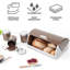 SQ Professional Gems 4 - Piece Stainless Steel Bread Bin and Canister Set-1584654469