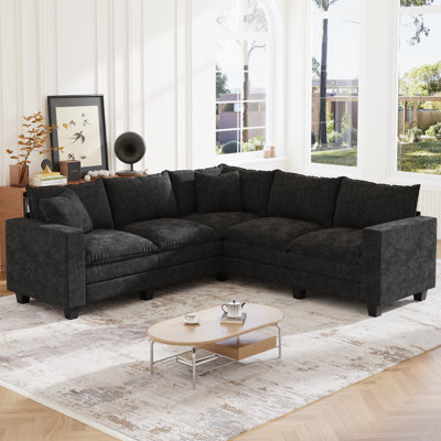 Canapé modulaire moderne avec rangement caché Elara