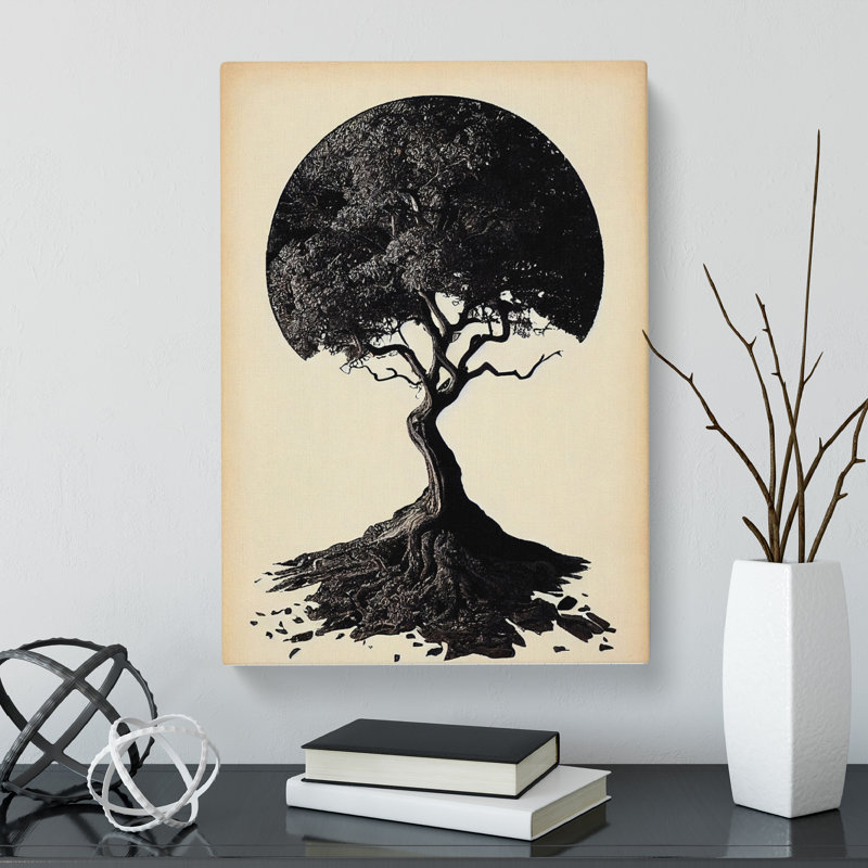 CAN-V0523-2553X Tree Design Vol.1 - Wrapped Canvas Print, 50cm H x 35cm W x 3cm D