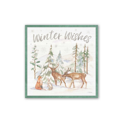 Impression sur rouleau Woodland Winter Wishes III