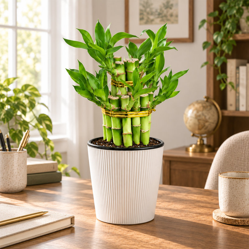 2-Layer Lucky Bamboo Plant