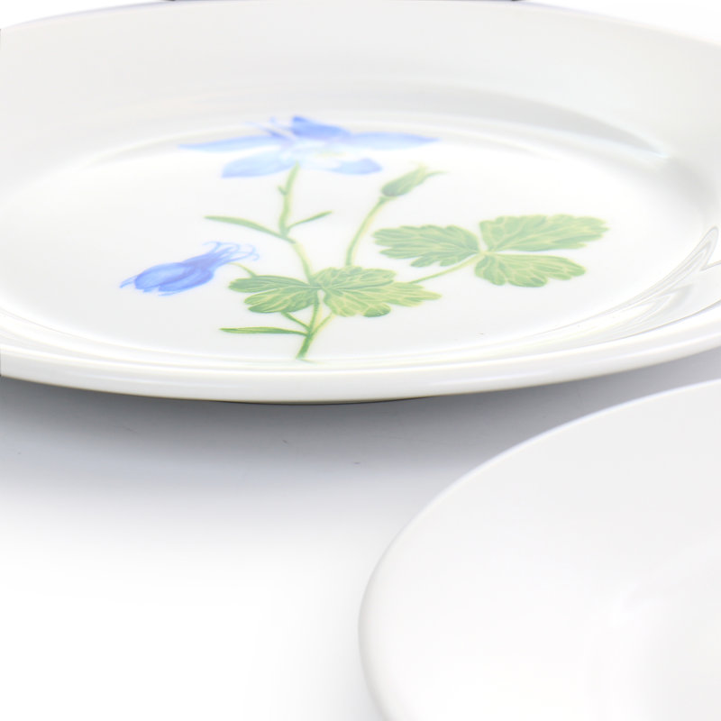 Botanical Garden Ceramic Dessert Plates