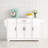 54.8-Inch U-Shaped Sideboard, Four Doors, One Drawer, Large-Capacity Storage, With Adjustable Shelves, Versatile Storage Cabinet For Dining Room And Kitchen, White.-1314393898
