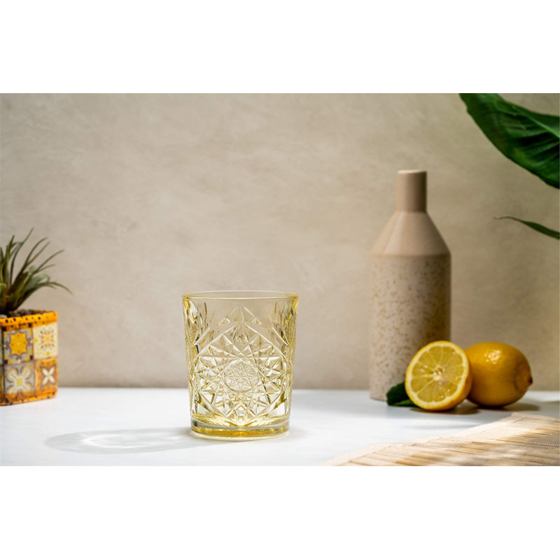 Rüdiger 355ml Drinking Glass Set,  Yellow