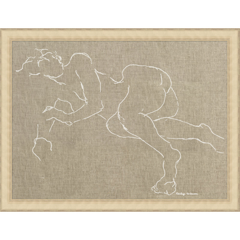 Lounging Figure by Lillian August - Picture Frame Painting
