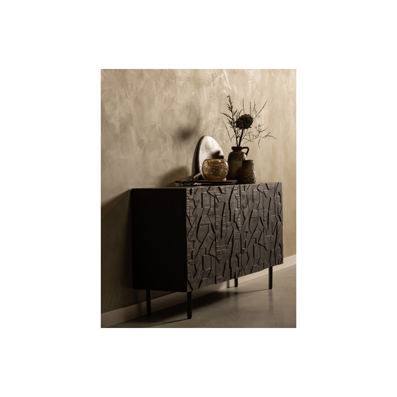 160 Cm Wide Mango Solid Wood Sideboard
